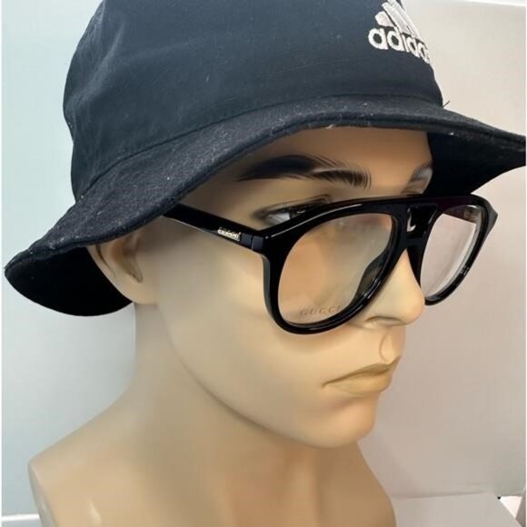 Authentic Gucci Demo Pilot Men's Eyeglasses GG1320O 001 54 - Picture 1 of 12